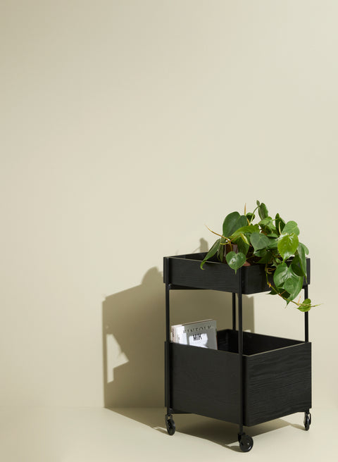 Hübsch Fresh Trolley Black