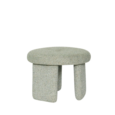 Hübsch Rocco Pouffe Light Green