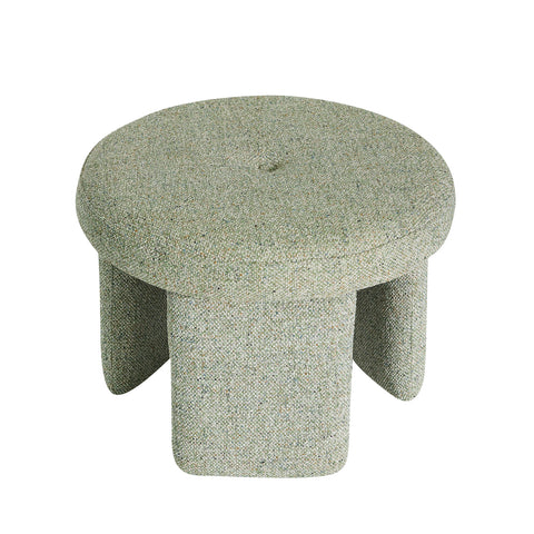 Hübsch Rocco Pouffe Light Green