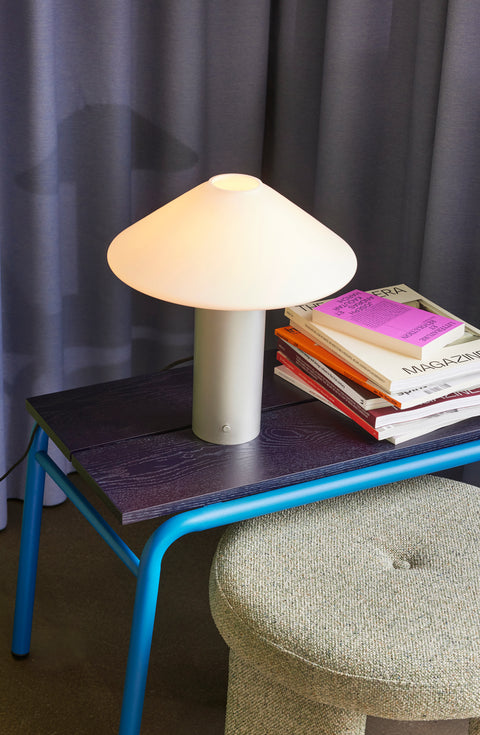 Hübsch Rocco Pouffe Light Green