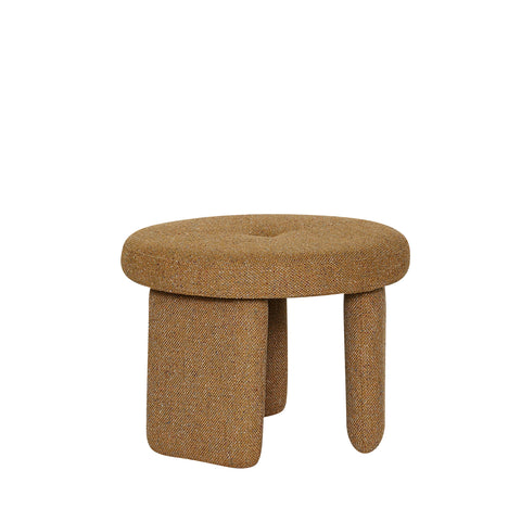 Hübsch Rocco Pouffe Ochre