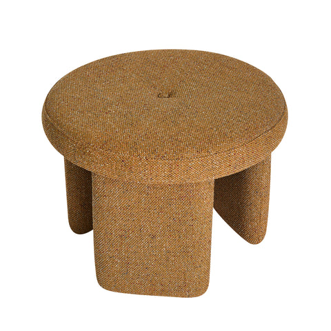 Hübsch Rocco Pouffe Ochre