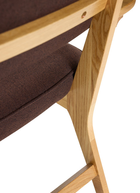 Hübsch Haze Lounge Chair Dark Brown