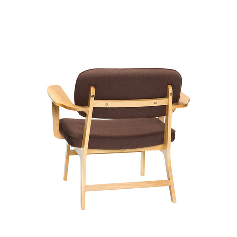 Hübsch Haze Lounge Chair Dark Brown