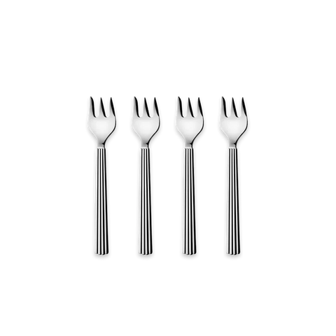 Georg Jensen Bernadotte Cake Fork, 4-Piece