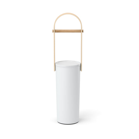 Umbra Bellwood Toilet Paper Holder & Reserve - White-Natural