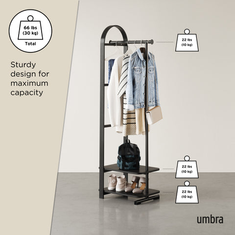 Umbra Bellwood Coat Rack - Black