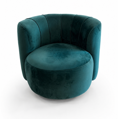 NordCo Luna Velvet Lounge Chair