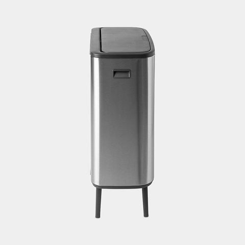 Kosh për plehrash Brabantia Bo Touch 36 litra – Çelik mat, rezistent ndaj gjurmëve të gishtërinjve