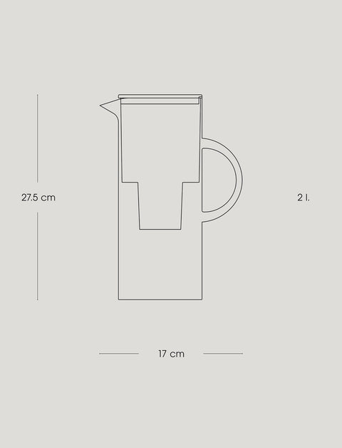 Stelton EM77 Water Filter Jug 2 L