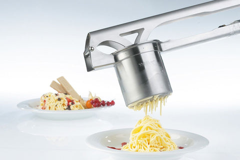 Gefu Potato-and Spaetzle-press TRI STAR® with 3 discs, s/s