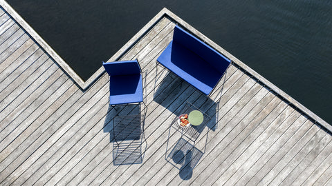 Hübsch String Bench Black