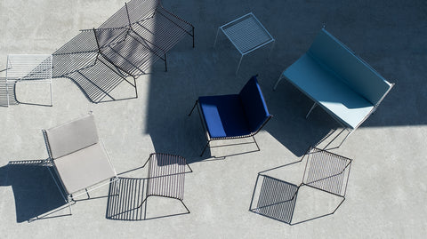 Hübsch String Bench Black