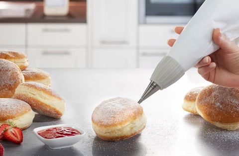 Gefu 5-piece piping bag set DECORE