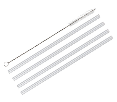Cilio Glass Straws Straight 4 pcs.