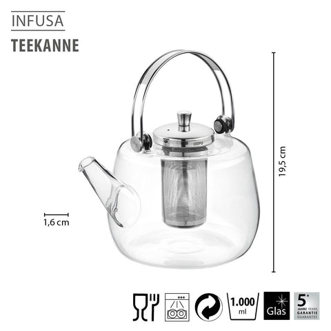 GEFU INFUSA Teapot, 1,000 ml