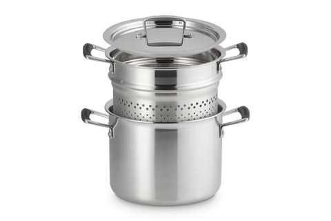 Le Creuset 3-Ply Stainless Steel Pasta Pot 20 cm