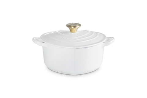 Le Creuset Cast Iron Heart Shaped Casserole with Heart Knob, 20 cm, 1.9 L