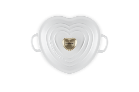 Le Creuset Cast Iron Heart Shaped Casserole with Heart Knob, 20 cm, 1.9 L