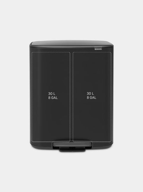 Kosh Mbeturinash Brabantia NewIcon me Pedale 30 Litra – Çelik Mat