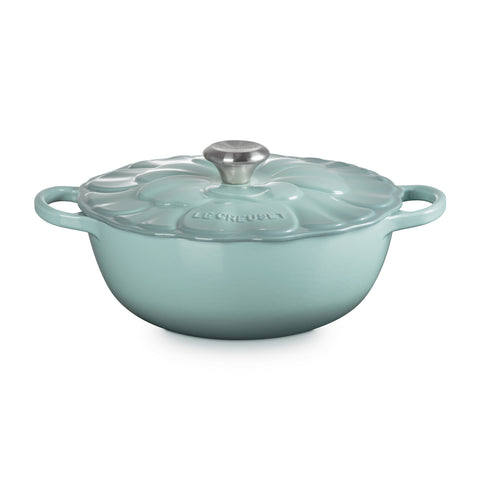 Le Creuset Cast Iron Petal  La Marmite - Sea Salt 26 cm / 4.1 L