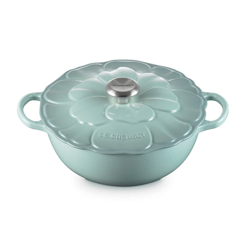 Le Creuset Cast Iron Petal  La Marmite - Sea Salt 26 cm / 4.1 L