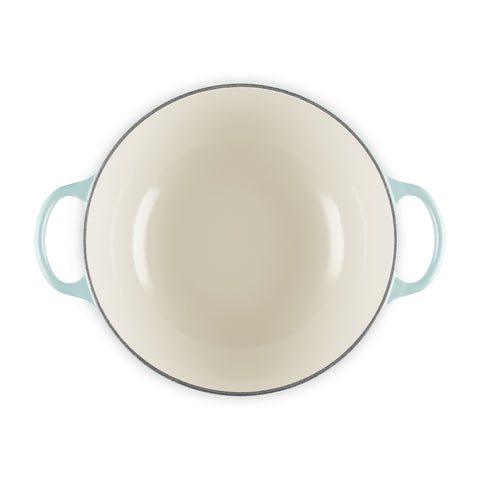 Le Creuset Cast Iron Petal  La Marmite - Sea Salt 26 cm / 4.1 L