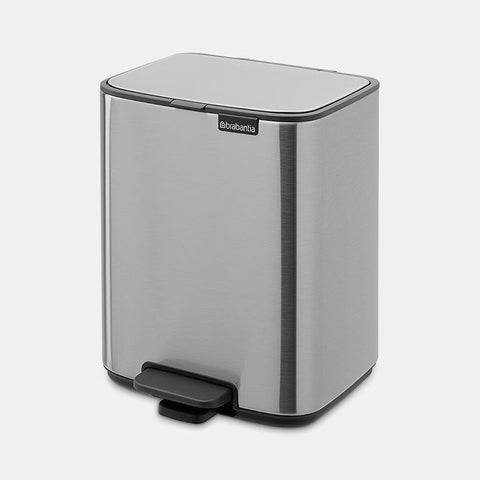 Kosh për plehrash Brabantia Bo Touch 36 litra – Çelik mat, rezistent ndaj gjurmëve të gishtërinjve