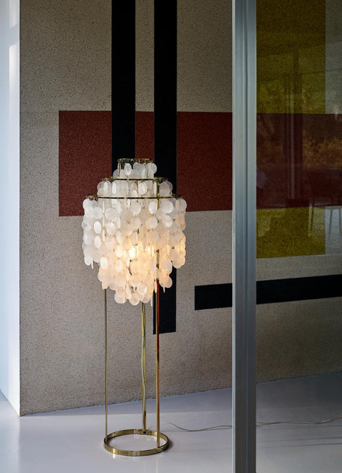 VERPAN Verner Panton Fun 1 STM Floor Lamp, Brass