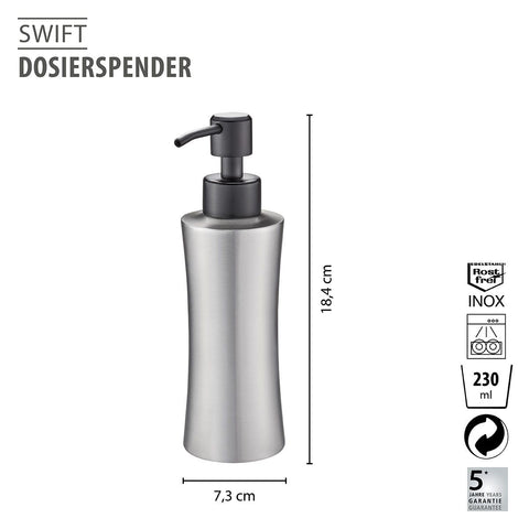 GEFU SWIFT Shpërndarës dozash, 230 ml