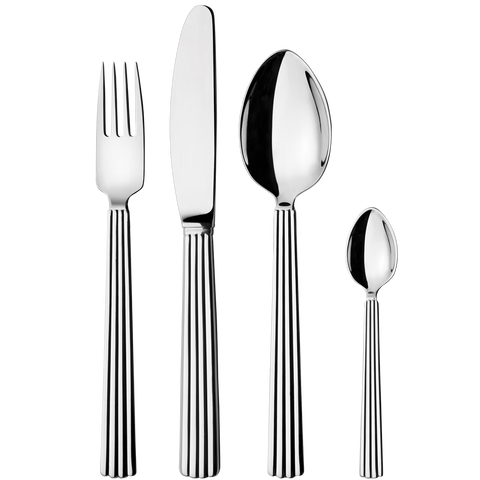 Set me 24 copë Georg Jensen Bernadotte (6x 011, 012, 017, 033)