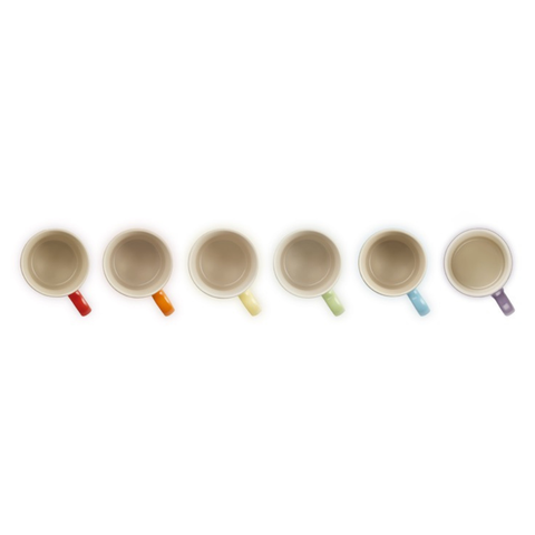 Le Creuset Rainbow Set me 6 Espresso 100 ml
