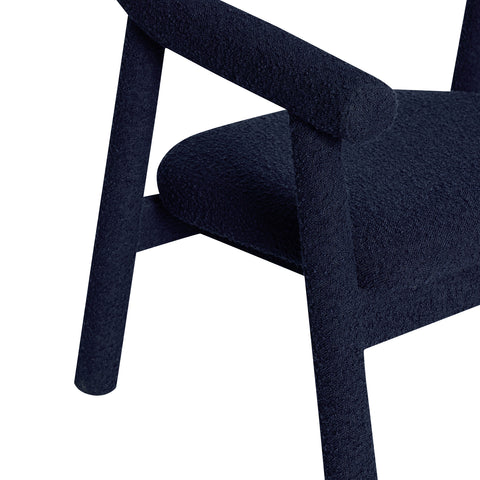 Hübsch Ouli Lounge Chair Dark Blue
