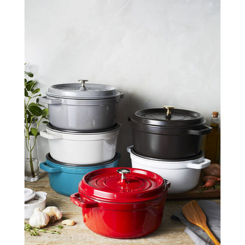 STAUB Cast Iron Cocotte Cherry 24 cm/4.7 L