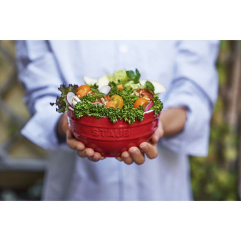 STAUB Ceramic Bowl Set, 14 cm, 4 Pieces, Cherry Red