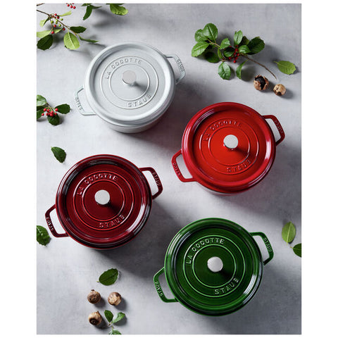 STAUB Cast Iron Cocotte Cherry 24 cm/4.7 L