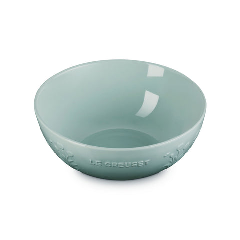 Le Creuset Jardin Relief Embossed Multi Bowl 3.6L, Sea Salt