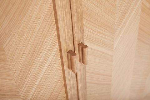 Hübsch Herringbone Wardrobe Medium Natural