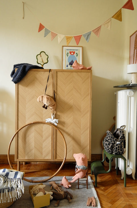 Hübsch Herringbone Wardrobe Medium Natural