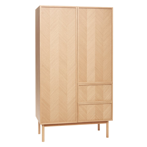 Hübsch Herringbone Wardrobe Large Natural