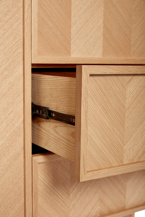 Hübsch Herringbone Wardrobe Large Natural