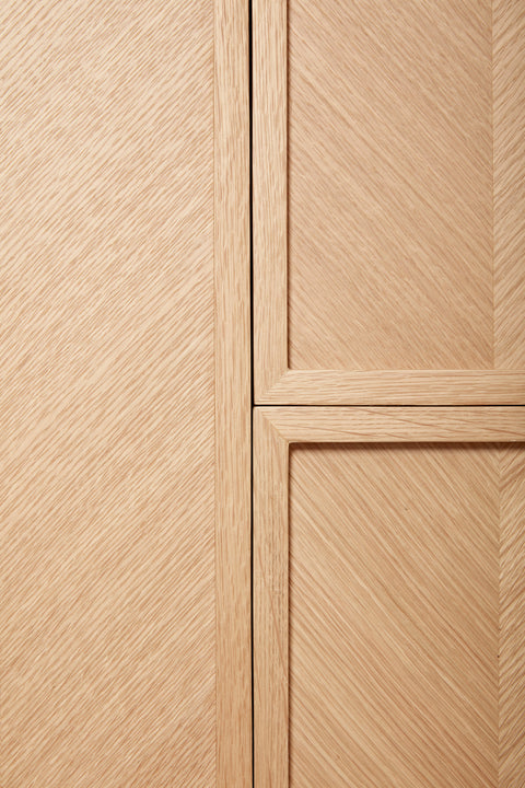 Hübsch Herringbone Wardrobe Large Natural