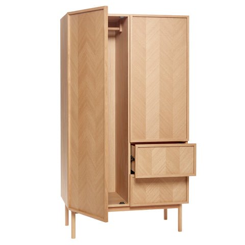 Hübsch Herringbone Wardrobe Large Natural