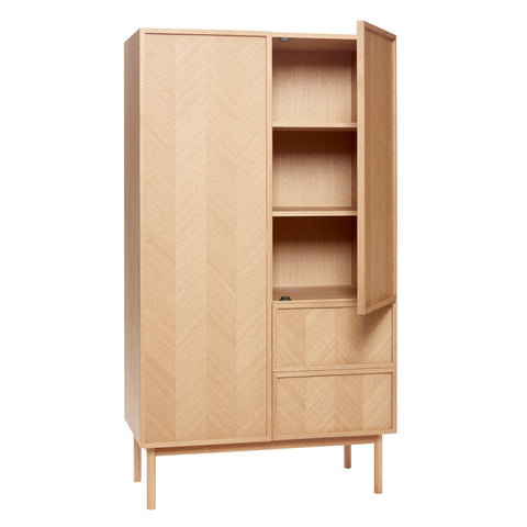 Hübsch Herringbone Wardrobe Large Natural