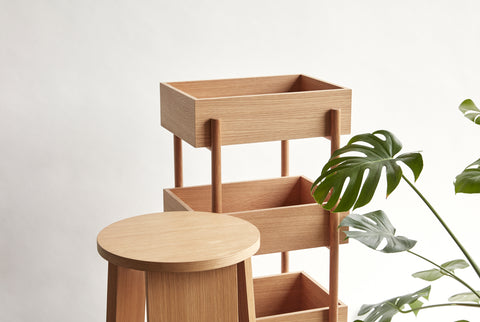 Hübsch Stack Console Table Natural