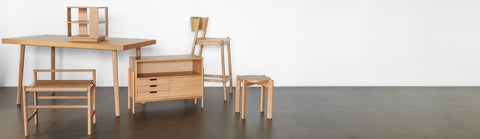 Hübsch Merge Side Table Natural