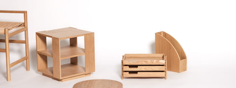 Hübsch Merge Side Table Natural