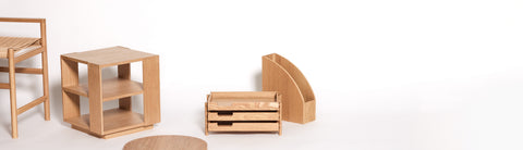 Hübsch Merge Side Table Natural