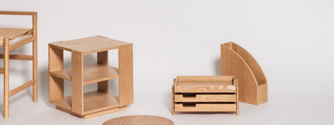 Hübsch Merge Side Table Natural