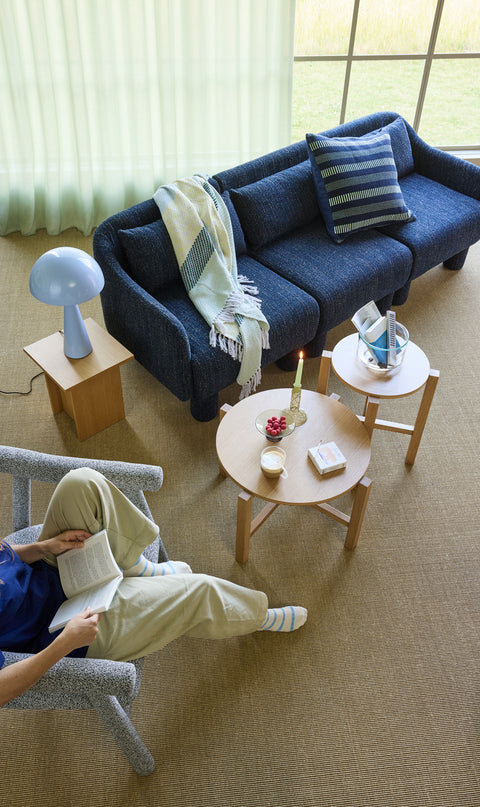 Hübsch Straight Side Table Natural